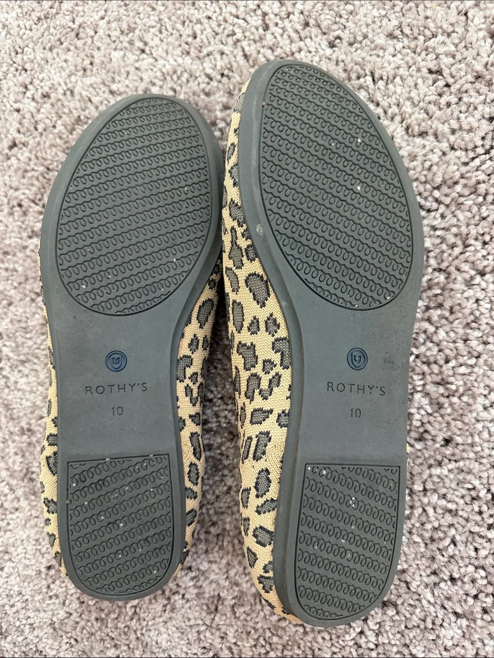 Women's Rothy’s Leopard Print Slip-On Flats